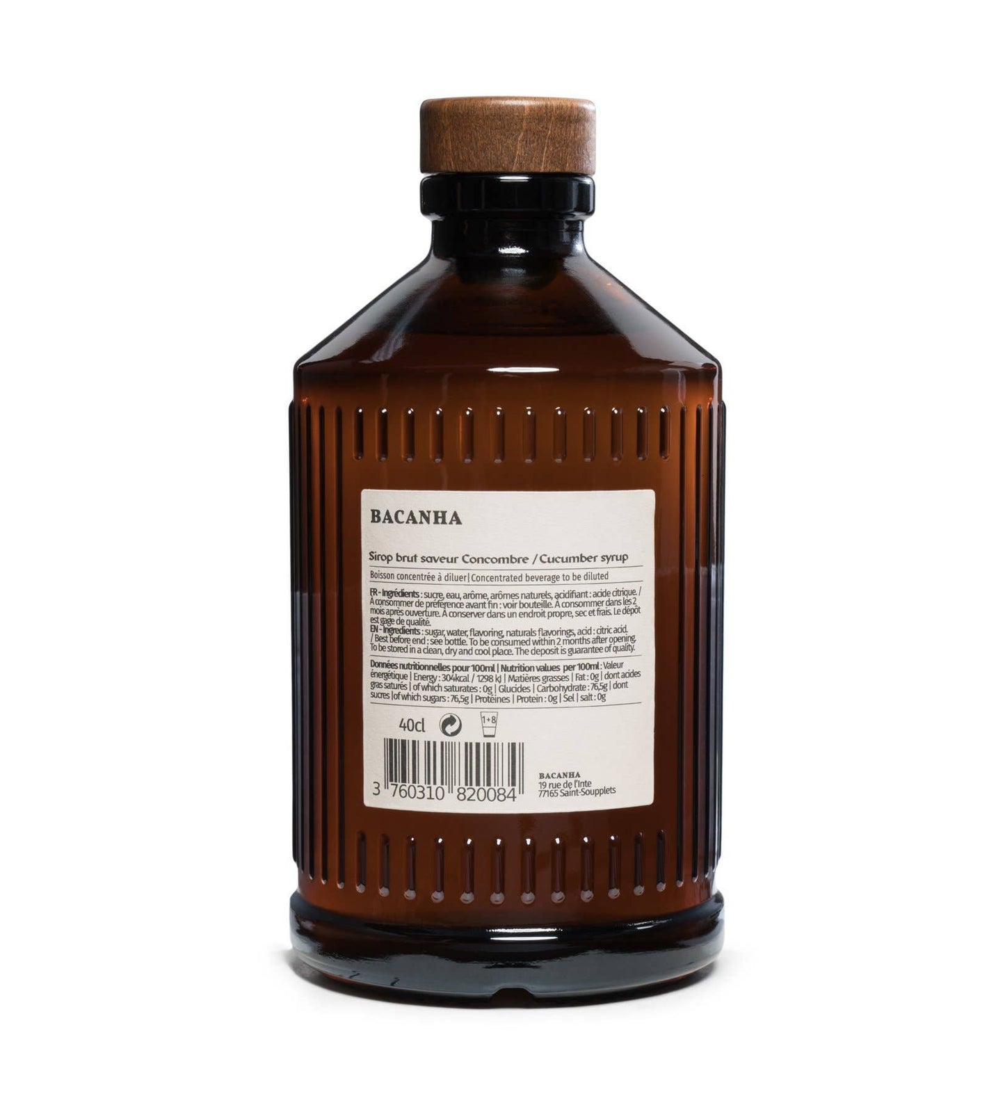 Sirop Brut Bio - Concombre