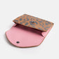 Porte-cartes à enveloppe Tan Leopard