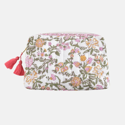 Trousse en tissu - Cream Mimosa Spring