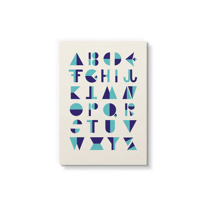 Abécédaire - Affiche Flip Alphabet - 50 x 70 cm