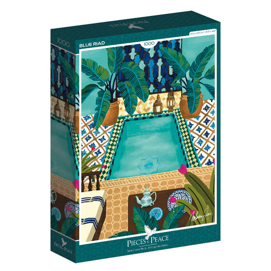 Puzzle 1000 Pièces - Blue Riad 