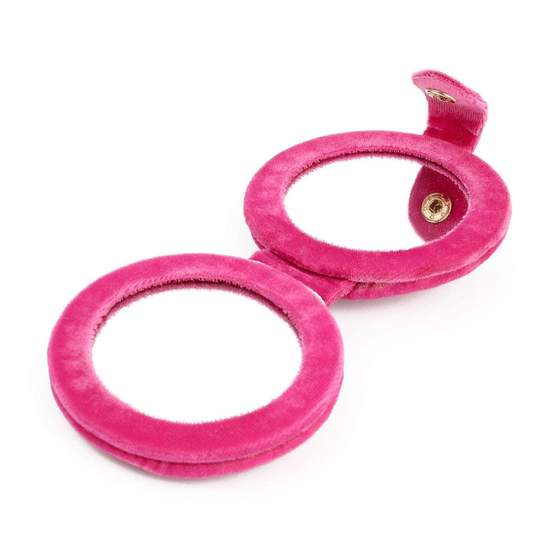 MIROIR COMPACT LIBELLULE ROSE