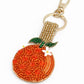 Porte-clés/pendentif de sac orange