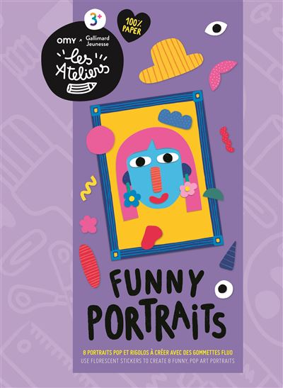 Les Ateliers Omy - Funny Portraits - Activités autocollants