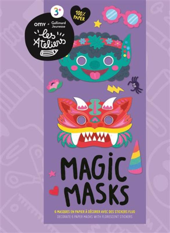 Les Ateliers Omy - Magic Masks - 6 masques à créer