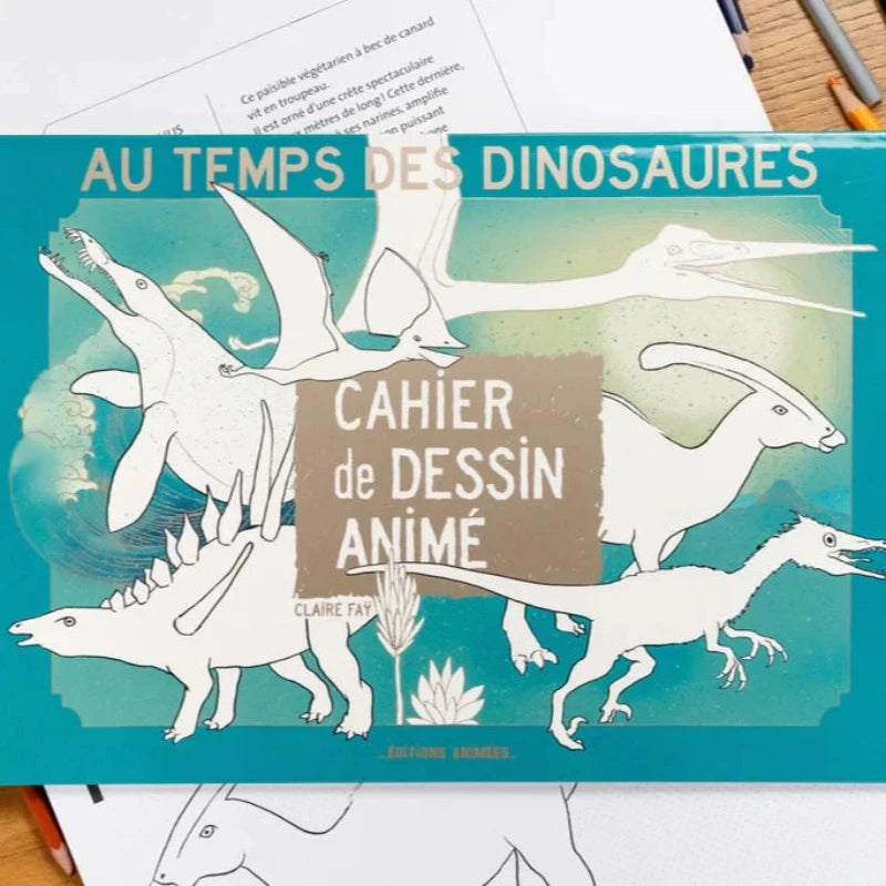 Au Temps des Dinosaures - Coloriage animé