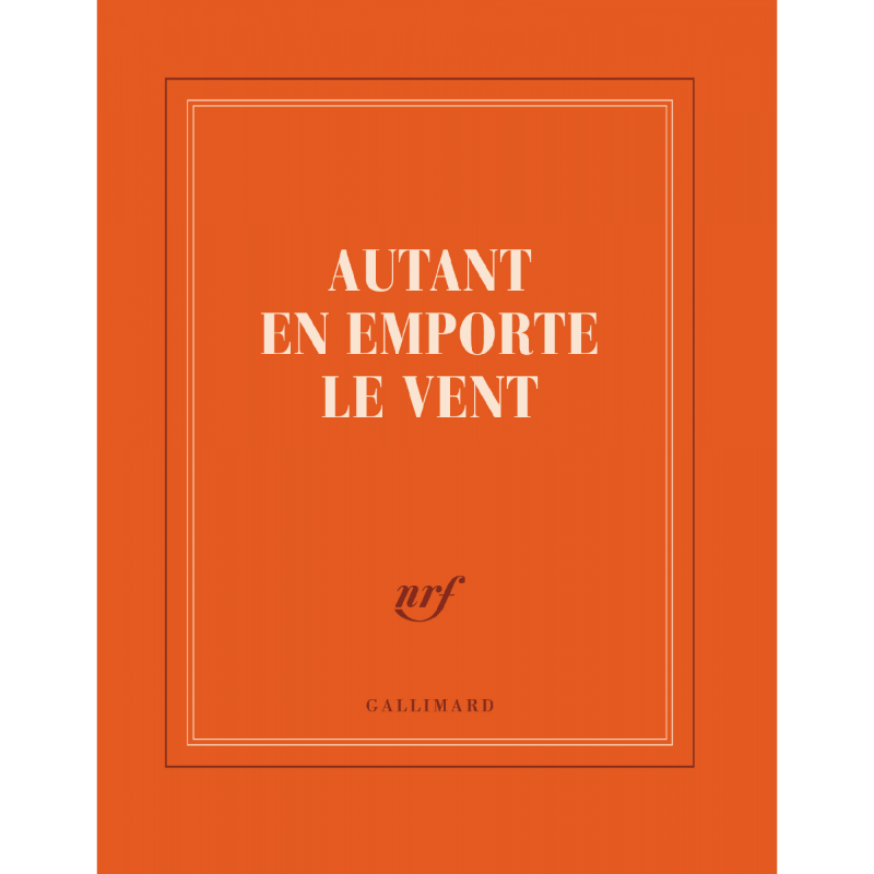 Carnet carré "Autant en emporte le vent"