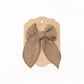 Barrette grand noeud - Fable - Olive