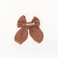 Barrette grand noeud - Fable - Rouille