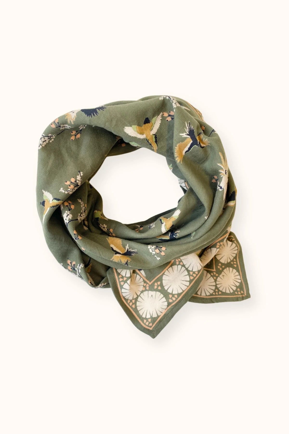 Foulard Latika Cerisier Large - Eucalyptus