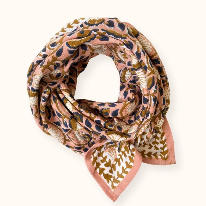 Foulard Latika - Eventail - Blush