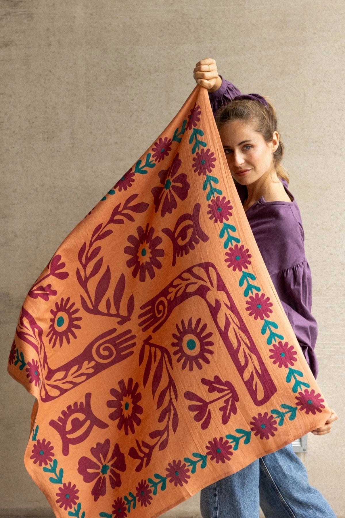 Foulard Latika Large - Rita Rust