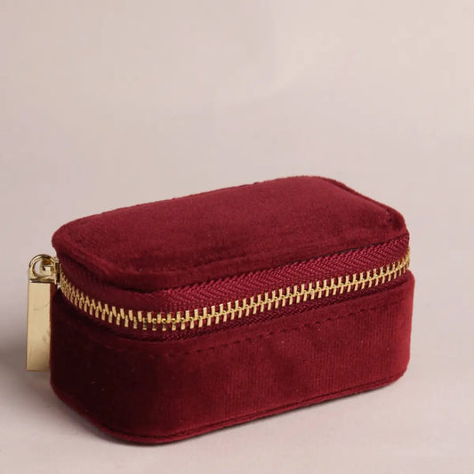 Mini boite à bijoux - Rouge Griotte