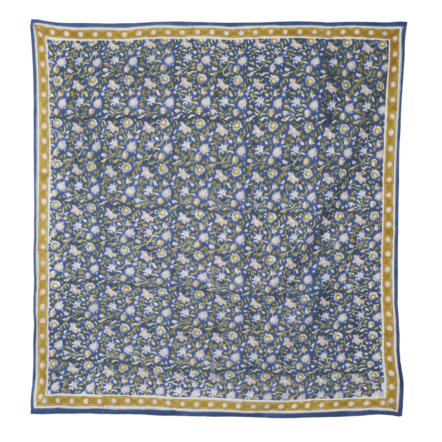 Foulard Indien - Azur Indigo