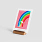 Carte Mini impression d'art Rainbow House
