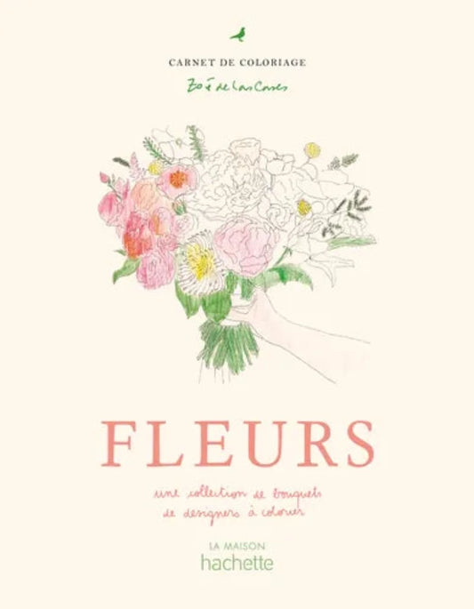 Cahier de coloriage de Zoé Las Cases - Fleurs