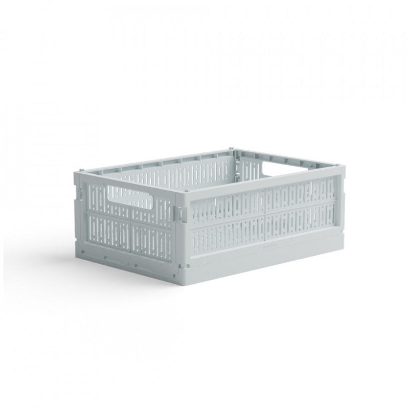 Caisse pliable de rangement - Midi - Ice Cube Blue