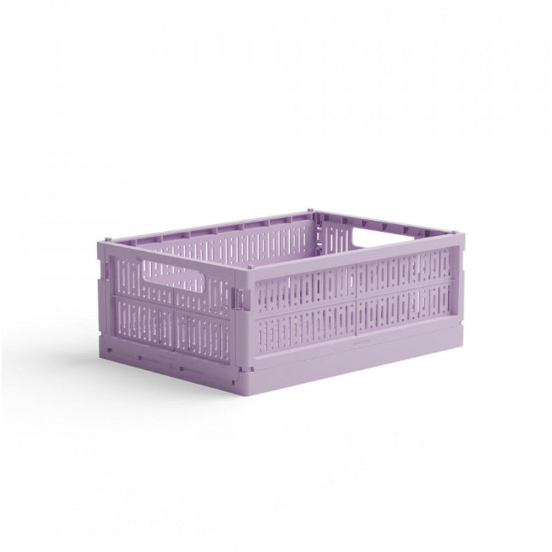 Caisse pliable de rangement - Midi - Lilas