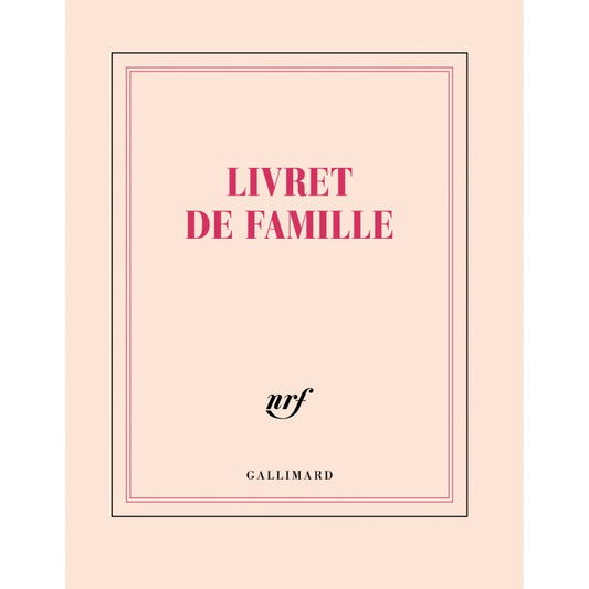 Carnet carré "Livret de Famille"