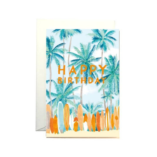 Carte d'anniversaire Hawaï Quartier Libre