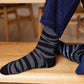 Chaussettes Georgette Zèbre Noire