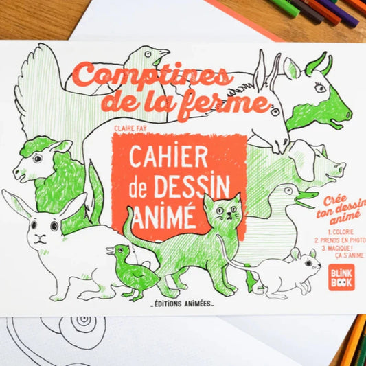 Les Comptines de la Ferme - Coloriage animé