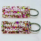 MAITRESSE MAGIQUE Porte-clés à paillettes