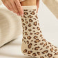 Pack de 3 Chaussettes - Fantaisie paillettes et léopard beige