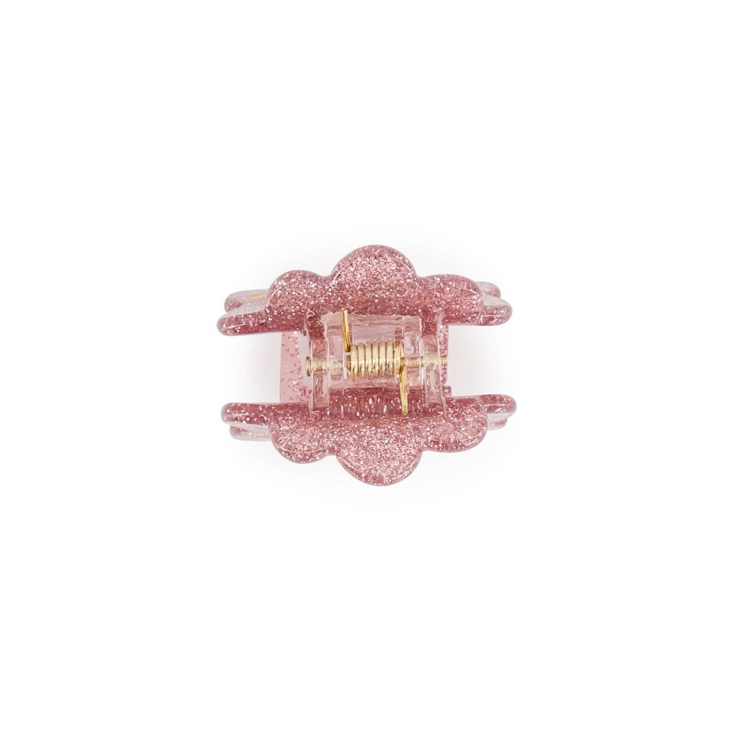 Mini pince - Coquillage glitter rose