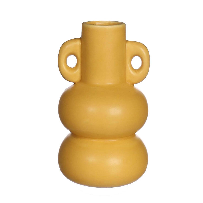 Bougeoirs BUBBLE - Jaune ocre taille L