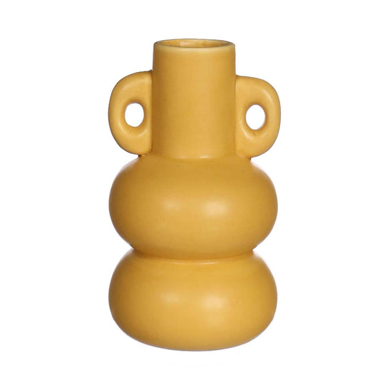 Bougeoirs BUBBLE - Jaune ocre taille L