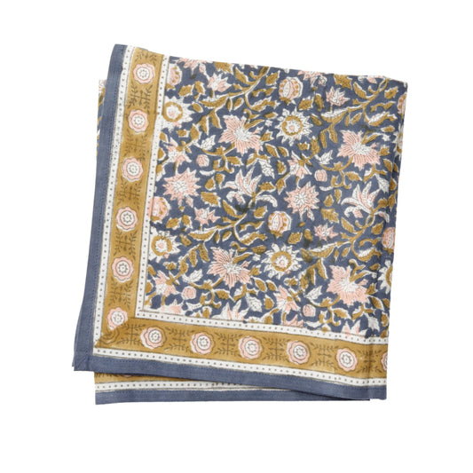 Foulard Indien - Azur Indigo