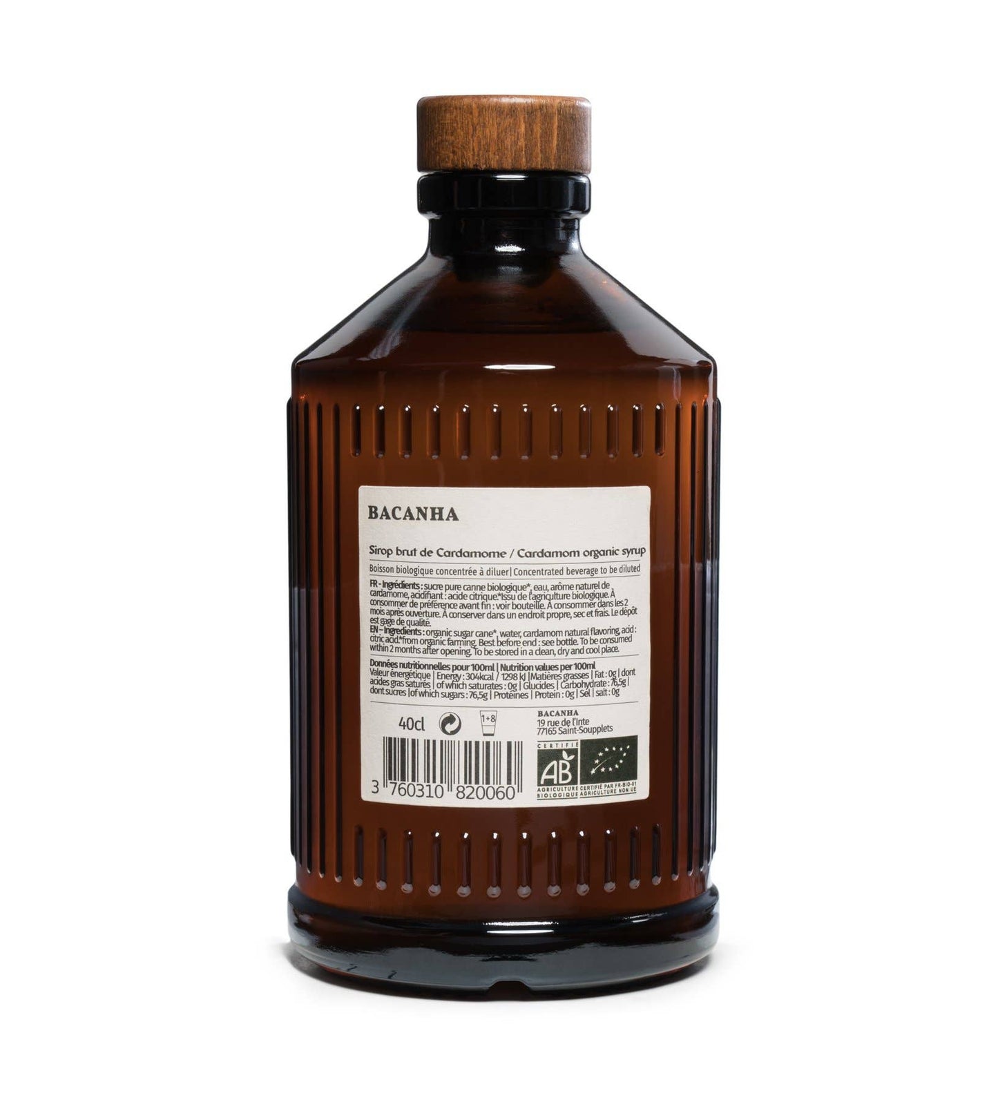 Sirop Brut Bio - Cardamome