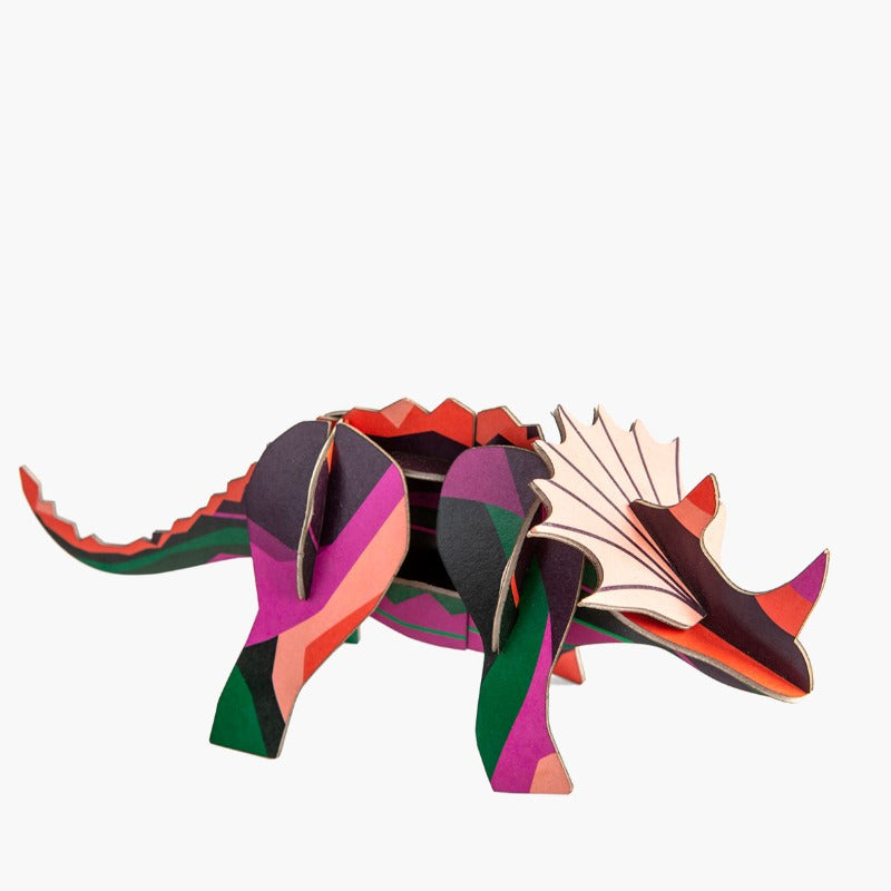 Figurine Trophée 3D - Triceratops