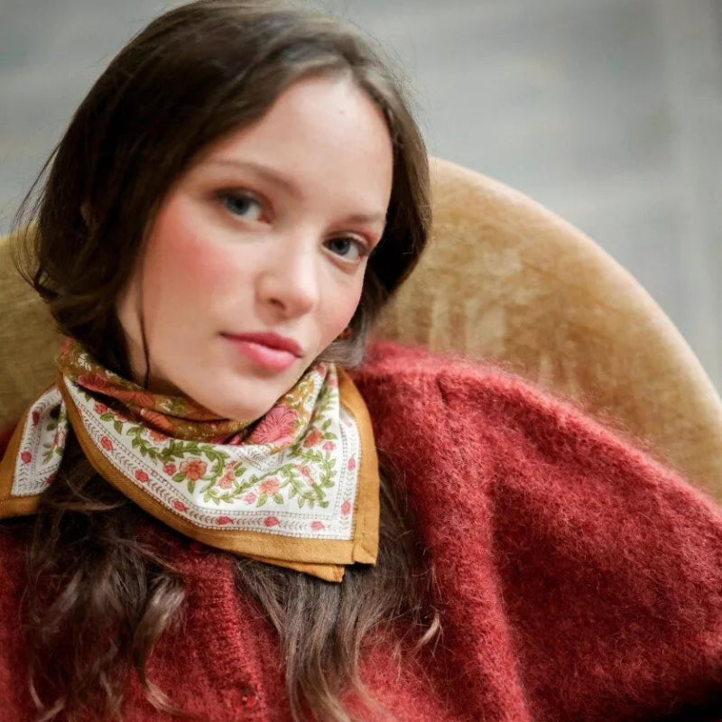 Foulard petit format - Ellis Goyave