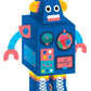 Les Ateliers Omy - Hello Robots - 3 paper Toys à fabriquer