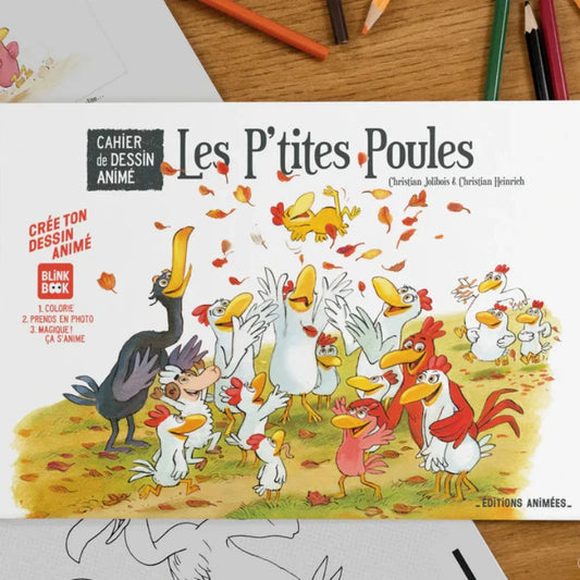 Les Petites Poules - Coloriage animé