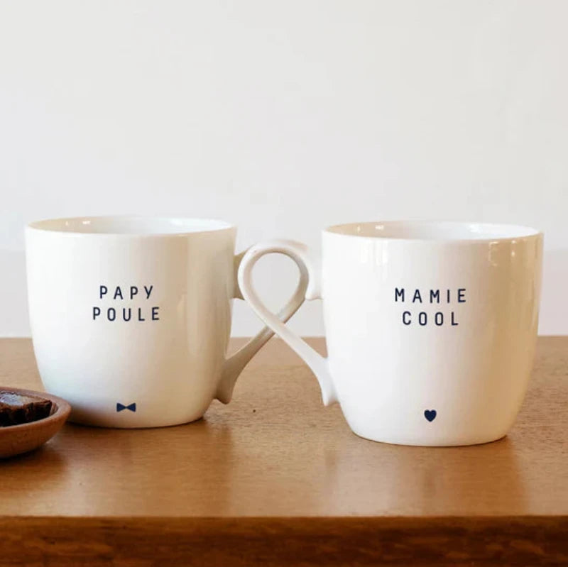 Mug Mamie Cool en porcelaine fine