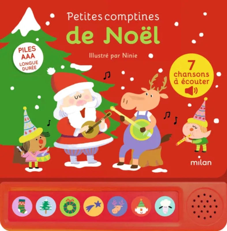 Livre Sonore - Petites Comptines de Noël