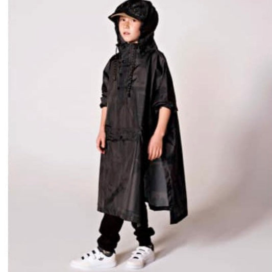 Poncho de pluie imperméable Enfant - Back to Black