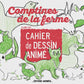 Les Comptines de la Ferme - Coloriage animé