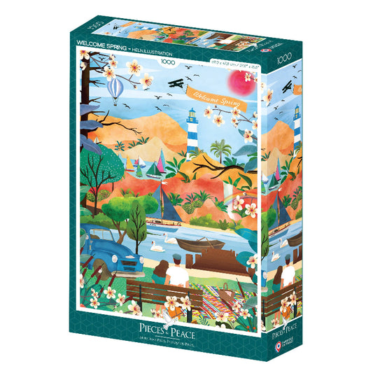 Puzzle 1000 Pièces - Welcome Spring