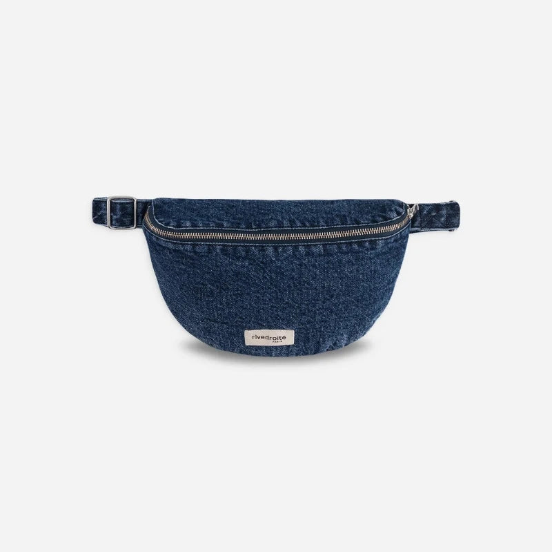 Sac Banane Custine  - Aged Denim