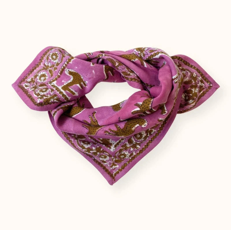 Foulard Manika - Bengale - Fuchsia