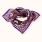 Foulard Manika - Coeur - Violet