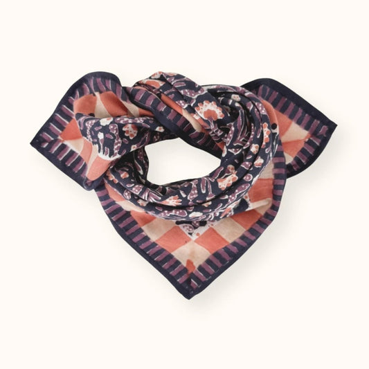 Foulard Manika - Cactus Navy