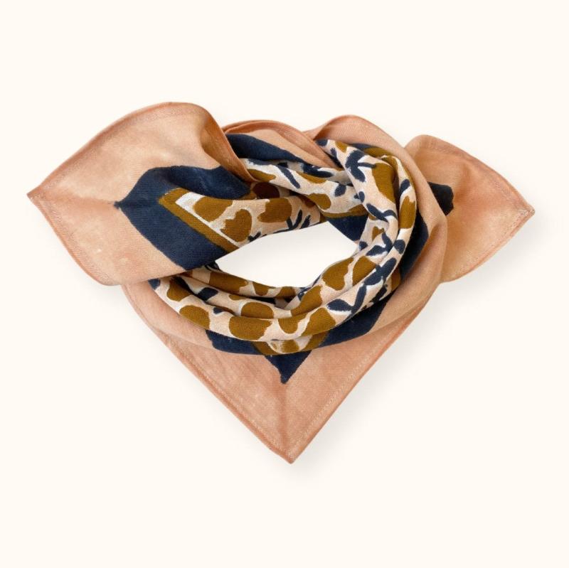 Foulard Manika - Tulipe - Macadamia