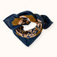 Foulard Manika - Tulipe - Orage