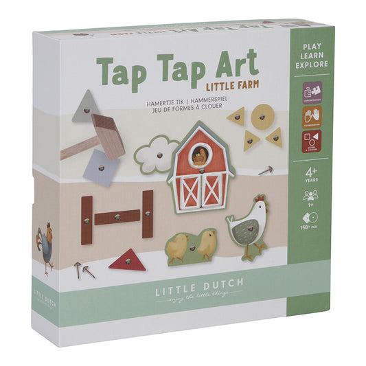 Tap Tap Art - Jeu de formes à clouer - Little Farm