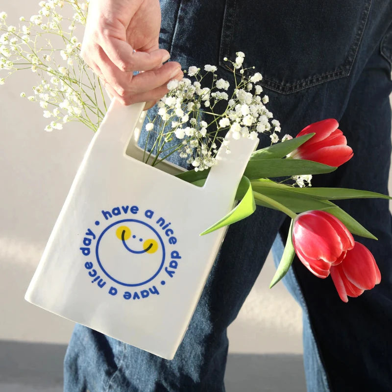 Vase Plastic bag